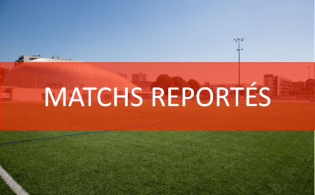 SUSPENSION DES MANIFESTATIONS SPORTIVES